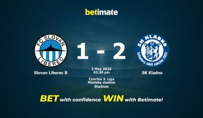 Soi kèo Slovan Liberec B vs SK Kladno, Tỷ lệ & Mẹo cá cược 03/05/2025