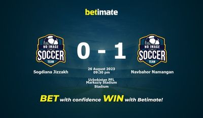 Sogdiana Jizzakh vs Navbahor Namangan Dự đoán, Tỷ lệ & Mẹo cá cược 26/08/2023