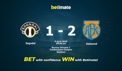 Sogndal vs Aalesund Dự đoán, tỷ lệ và tip cá cược 05/04/2025