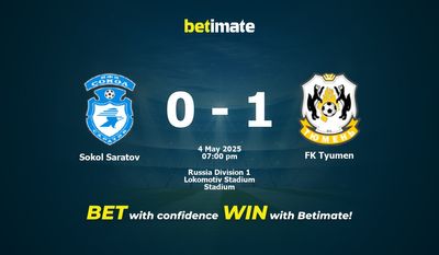 Sokol Saratov vs FK Tyumen Dự đoán, tỷ lệ & tip cá cược 04/05/2025