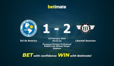 Dự đoán Sol de America vs Libertad Asuncion, Tỷ lệ & Mẹo cá cược 18/02/2024
