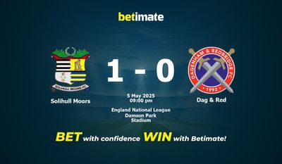 Solihull Moors vs Dag & Red Dự đoán, Tỷ lệ cược & Mẹo cá cược 05/05/2025