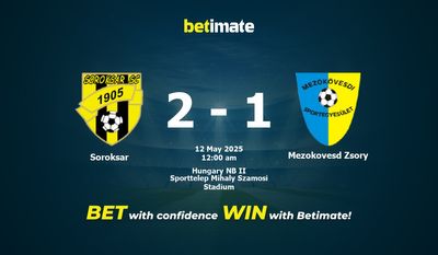 Soi kèo Soroksar vs Mezokovesd Zsory, tỷ lệ & tip cá cược 05/11/2025