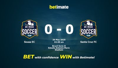 Sousa EC vs Santa Cruz FC Dự đoán, Tỷ lệ cược & Mẹo cá cược 25/05/2025