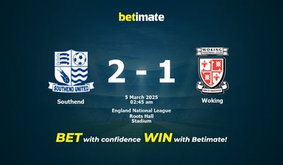 Dự đoán Southend vs Woking, Tỷ lệ cược & Mẹo cá cược 03/04/2025