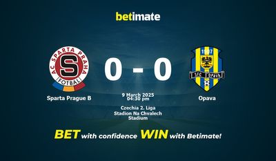 Dự đoán Sparta Prague B vs Opava, Tỷ lệ cược & Mẹo cá cược 03/09/2025