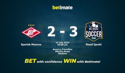 Soi kèo Spartak Moscow vs Nasaf Qarshi, Tỷ lệ & Mẹo cá cược 15/07/2024