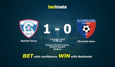 Dự đoán Spartak Varna vs Strumska slava, tỷ lệ và tip cá cược 02/10/2023