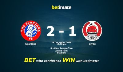 Dự đoán Spartans vs Clyde, Tỷ lệ cược & Mẹo cá cược 12/14/2024