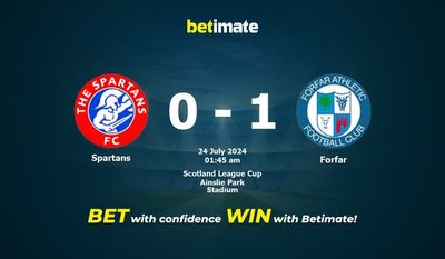 Dự đoán Spartans vs Forfar, Tỷ lệ & Mẹo cá cược 23/07/2024