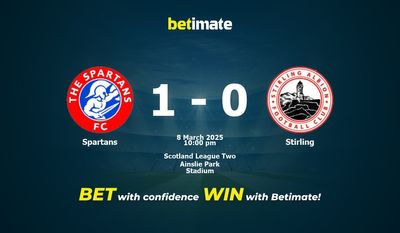 Dự đoán Spartans vs Stirling, Tỷ lệ cược & Mẹo cá cược 03/08/2025