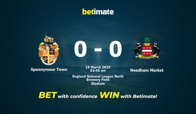 Spennymoor Town vs Needham Dự đoán thị trường, tỷ lệ cược & Mẹo cá cược 03/18/2025