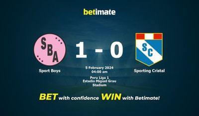 Dự đoán Sport Boys vs Sporting Cristal, Tỷ lệ & Mẹo cá cược 04/02/2024