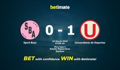 Dự đoán, Tỷ lệ cược & Mẹo cá cược Sport Boys vs Universitario de Deportes 03/09/2025