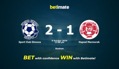 Dự đoán, Tỷ lệ cược & Mẹo cá cược Sport Club Dimona vs Hapoel Marmorek 10/09/2024
