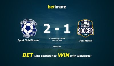 Dự đoán Sport Club Dimona vs Ironi Modiin, Tỷ lệ & Mẹo cá cược 02/06/2024
