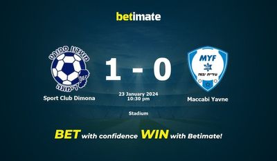Dự đoán Sport Club Dimona vs Maccabi Yavne, Tỷ lệ & Mẹo cá cược 23/01/2024