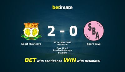 Dự đoán Sport Huancayo vs Sport Boys, Tỷ lệ & Mẹo cá cược 22/10/2023