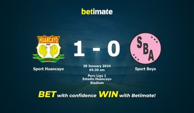 Dự đoán Sport Huancayo vs Sport Boys, Tỷ lệ & Mẹo cá cược 27/01/2024