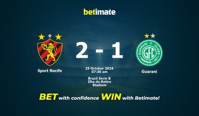 Dự đoán, Tỷ lệ cược & Mẹo cá cược Sport Recife vs Guarani 25/10/2024