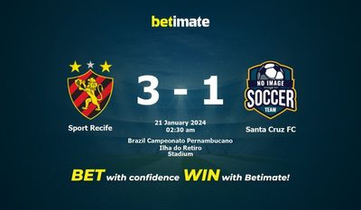 Soi kèo Sport Recife vs Santa Cruz FC, Tỷ lệ & Mẹo cá cược 20/01/2024