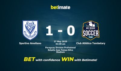 Dự đoán Sportivo Ameliano vs Club Atlético Tembetary, Tỷ lệ cược & Mẹo cá cược 26/05/2025