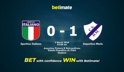 Soi kèo Sportivo Italiano vs Deportivo Merlo, Tỷ lệ & Mẹo cá cược 02/03/2024