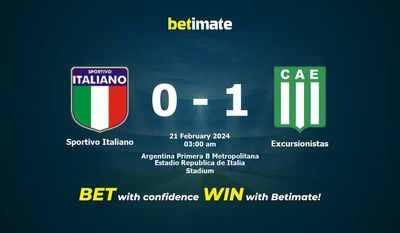 Dự đoán Sportivo Italiano vs Excursionistas, Tỷ lệ & Mẹo cá cược 20/02/2024