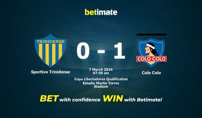 Soi kèo Sportivo Trinidense vs Colo Colo, Tỷ lệ & Mẹo cá cược 07/03/2024