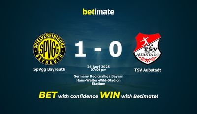 Dự đoán SpVgg Bayreuth vs TSV Aubstadt, Tỷ lệ & Mẹo cá cược 26/04/2025