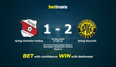 Dự đoán SpVgg Hankofen-Hailing vs SpVgg Bayreuth, Tỷ lệ cược & Mẹo cá cược 05/10/2025