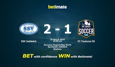 Dự đoán, Tỷ lệ cược & Mẹo cá cược SSV Jeddeloh vs FC Teutonia 05 29/03/2025