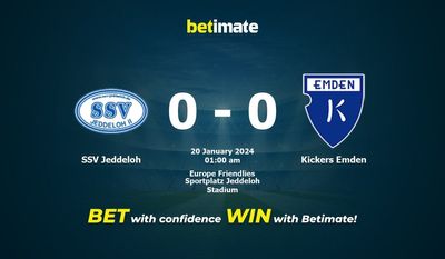 Dự đoán SSV Jeddeloh vs Kickers Emden, Tỷ lệ & Mẹo cá cược 19/01/2024