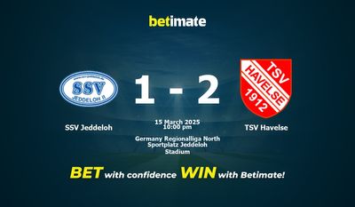 Dự đoán, Tỷ lệ cược & Mẹo cá cược SSV Jeddeloh vs TSV Havelse 15/03/2025