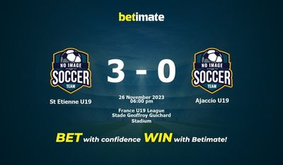 Dự đoán St Etienne U19 vs Ajaccio U19, tỷ lệ và tip cá cược 26/11/2023