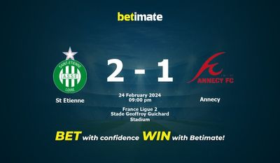 Dự đoán St Etienne vs Annecy, Tỷ lệ & Mẹo cá cược 24/02/2024