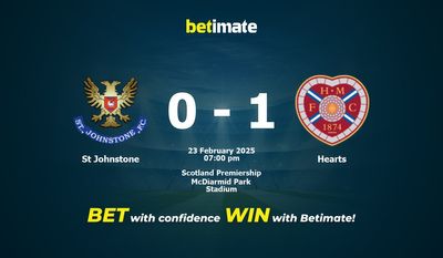 Dự đoán St Johnstone vs Hearts, Tỷ lệ cược & Mẹo cá cược 23/02/2025