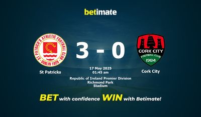 Dự đoán, Tỷ lệ cược & Mẹo cá cược St Patricks vs Cork City 16/05/2025