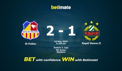 Dự đoán St Polten vs Rapid Vienna II, Tỷ lệ cược & Mẹo cá cược 05/16/2025