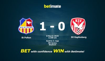 Dự đoán St Polten vs SV Kapfenberg, tỷ lệ và tip cá cược 07/03/2025