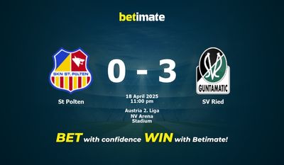 Dự đoán St Polten vs SV Ried, Tỷ lệ cược & Mẹo cá cược 04/18/2025