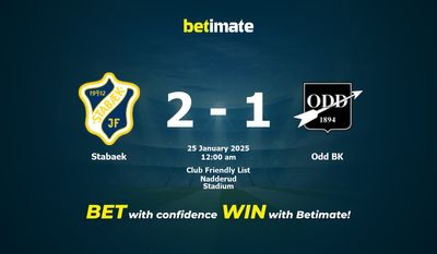Dự đoán Stabaek vs Odd BK, Tỷ lệ cược & Mẹo cá cược 24/01/2025