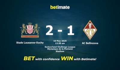 Nhận định dự đoán Stade Lausanne-Ouchy vs AC Bellinzona, tỷ lệ & tip cá cược 09/05/2025