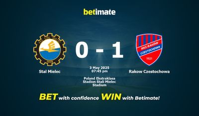 Dự đoán Stal Mielec vs Rakow Czestochowa, tỷ lệ cá cược 03/05/2025