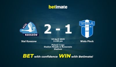 Dự đoán Stal Rzeszow vs Wisla Plock, tỷ lệ cá cược 10/04/2025