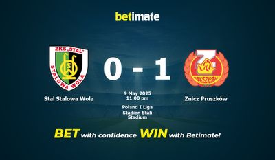 Dự đoán Stal Stalowa Wola vs Znicz Pruszków, tỷ lệ và tip cá cược 09/05/2025