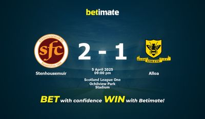 Dự đoán Stenhousemuir vs Alloa, Tỷ lệ cược & Mẹo cá cược 04/05/2025