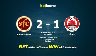 Soi kèo Stenhousemuir vs Clyde, Tỷ lệ & Mẹo cá cược 24/02/2024