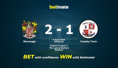Dự đoán Stevenage vs Crawley Town, Tỷ lệ cược & Mẹo cá cược 04/05/2025