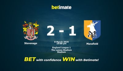 Dự đoán Stevenage vs Mansfield, Tỷ lệ cược & Mẹo cá cược 03/08/2025
